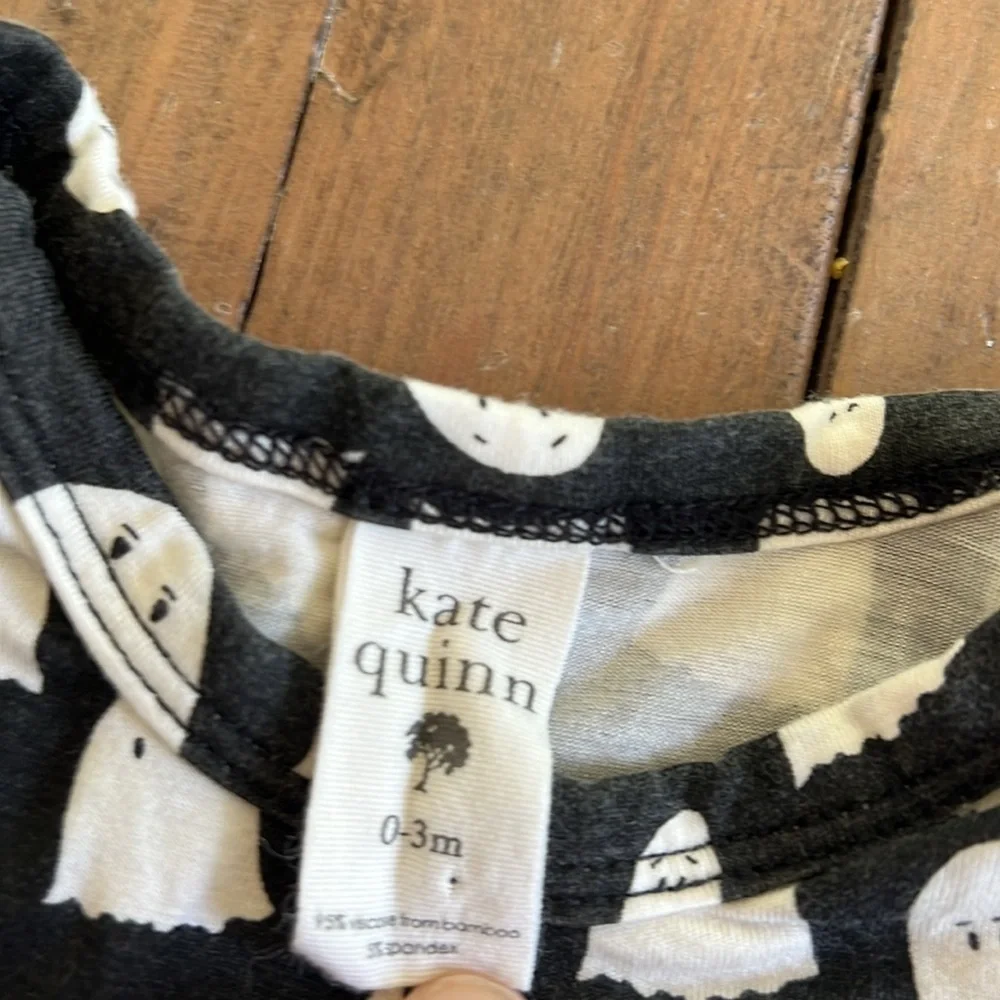 Kate Quinn bamboo ghost knotted gown Halloween